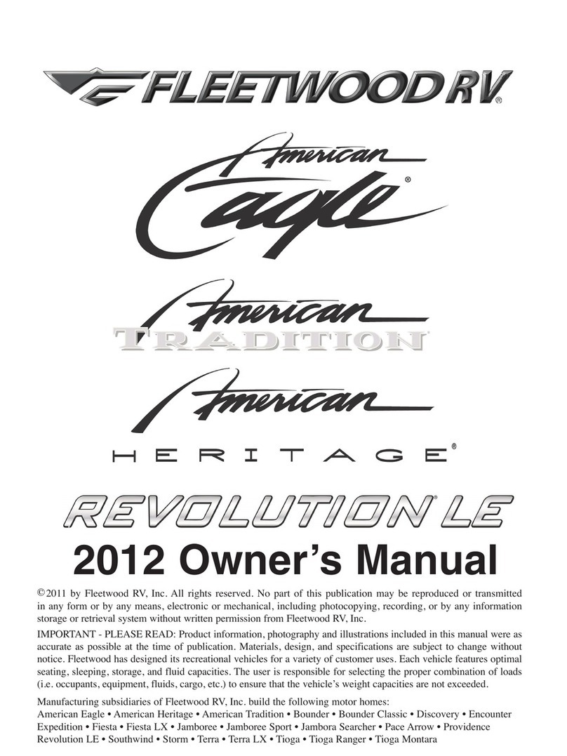 Fleetwood 2012 American Eagle owner's manual