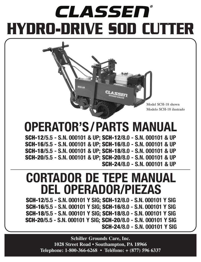 Classen SCH-12 Installation and operation manual