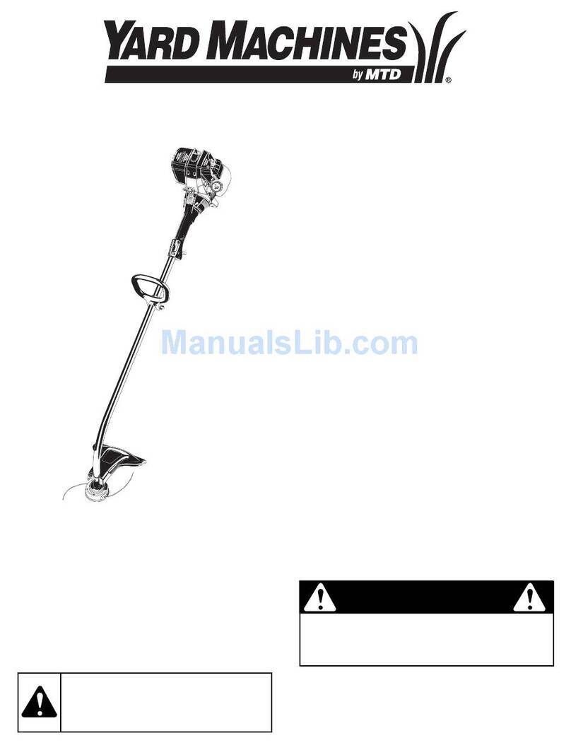 Yard Machines Y26CO User manual