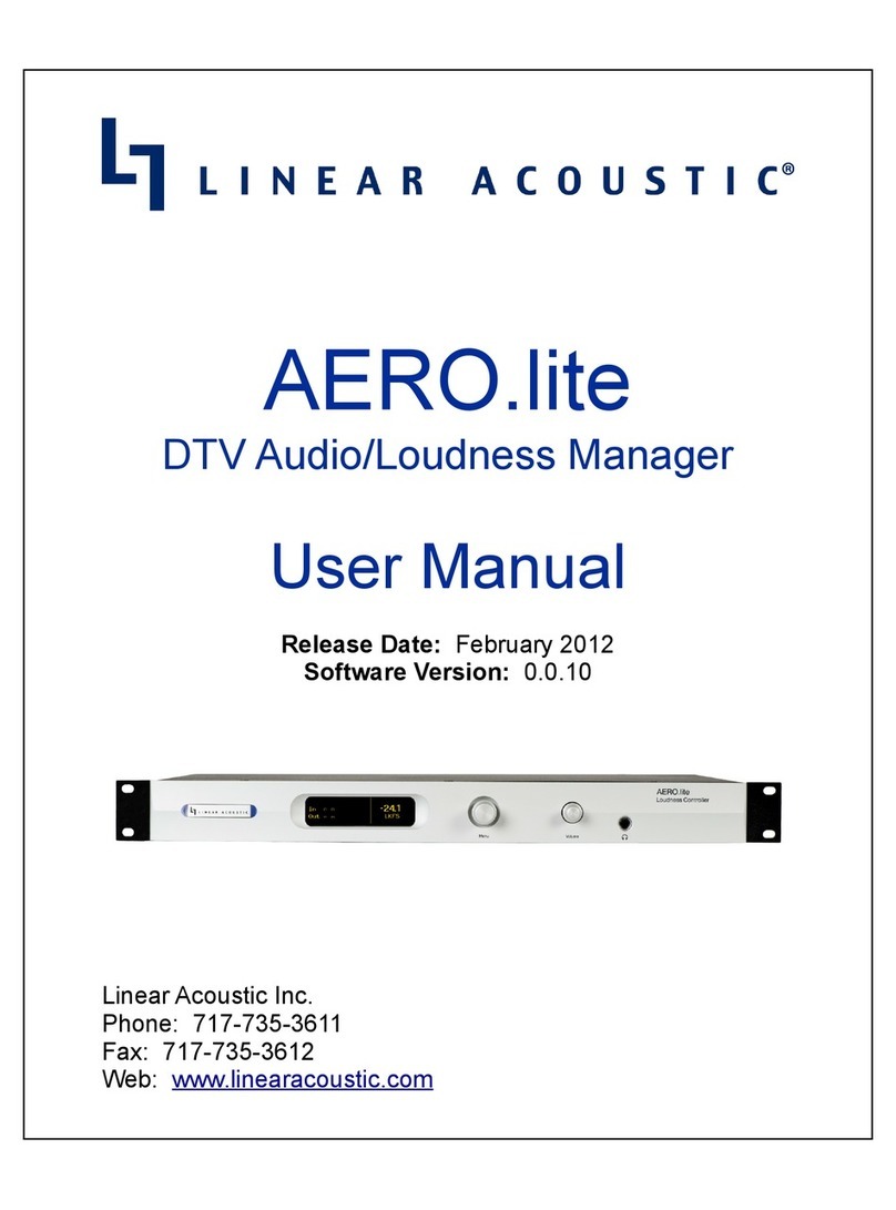 Linear Acoustic AERO.lite user manual