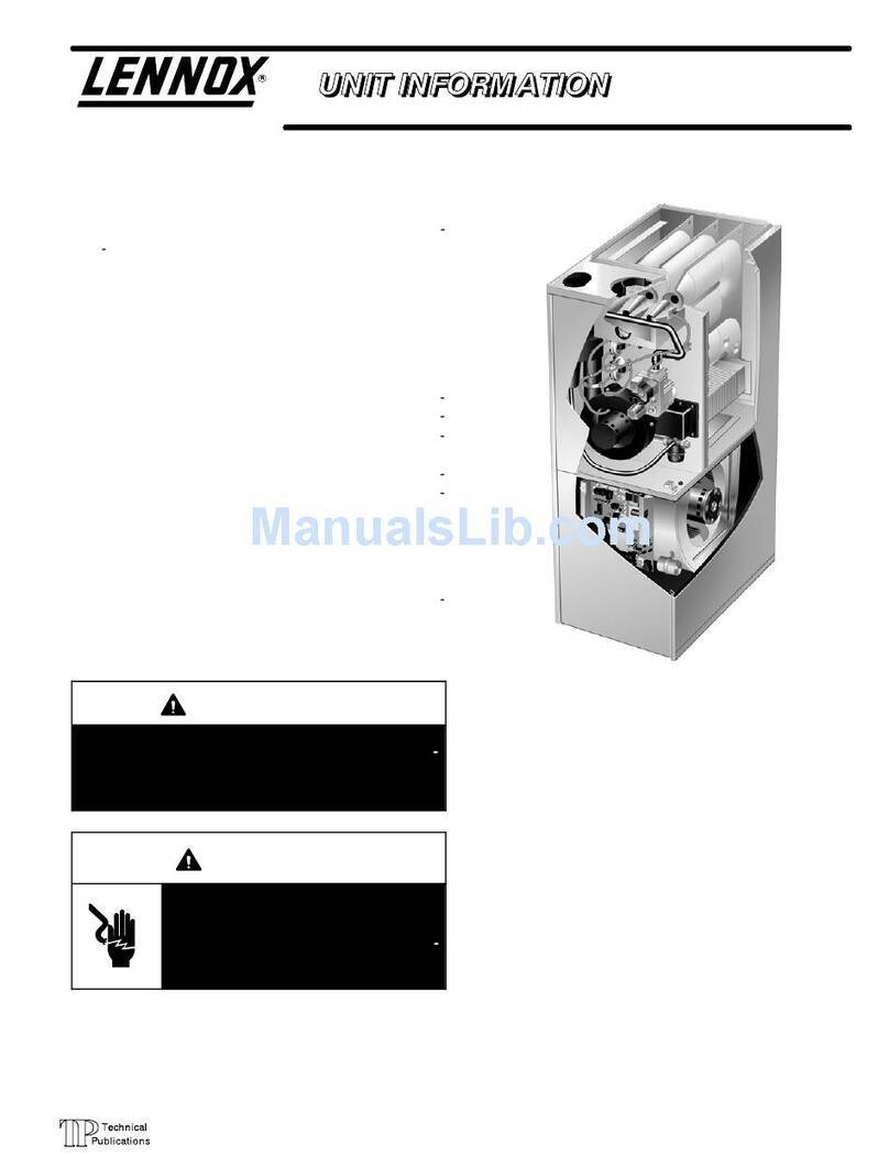 Lennox G32 SERIES Installation and operation manual