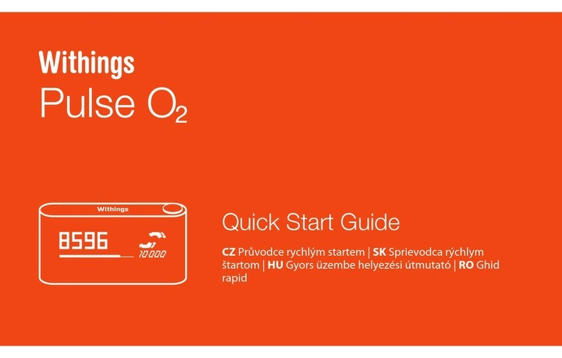 Withings Pulse O2 User manual