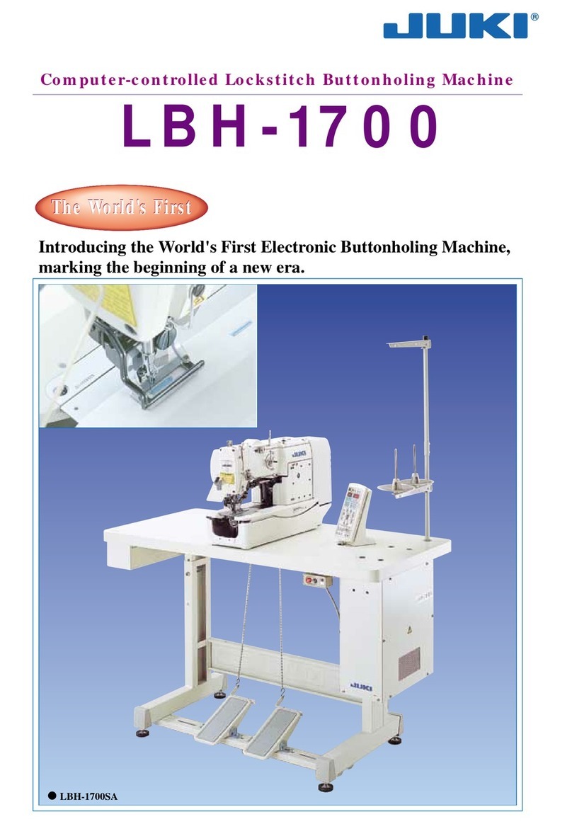 JUKI LBH-1700 User manual