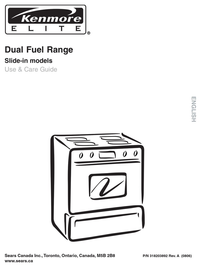 Kenmore C970-44183 User manual