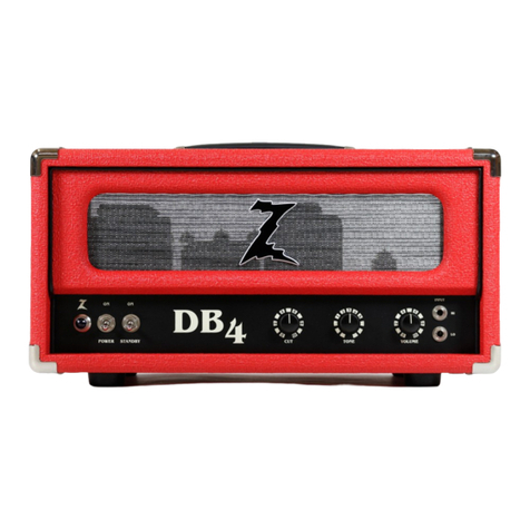 DR. Z Amplification DB4 ZA-40 instruction manual