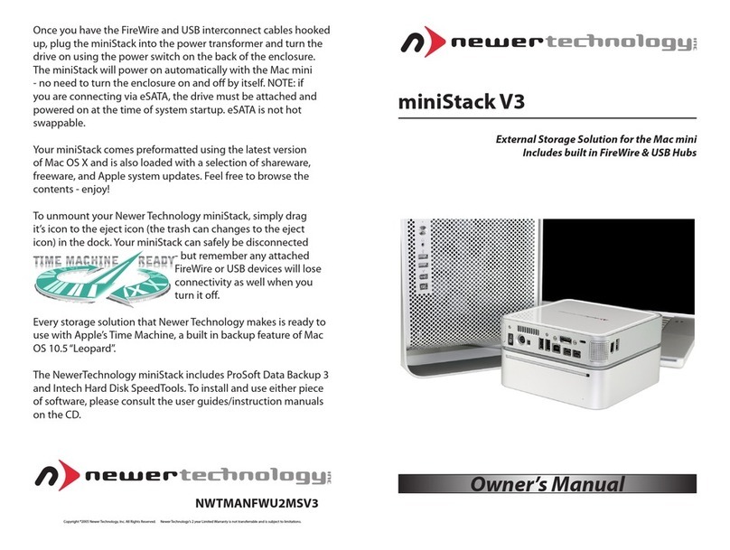 Newer Technology miniStack v3 owner's manual