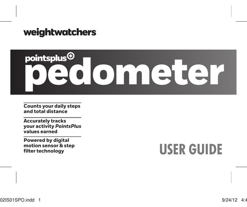 Weight Watchers PointsPlus User manual