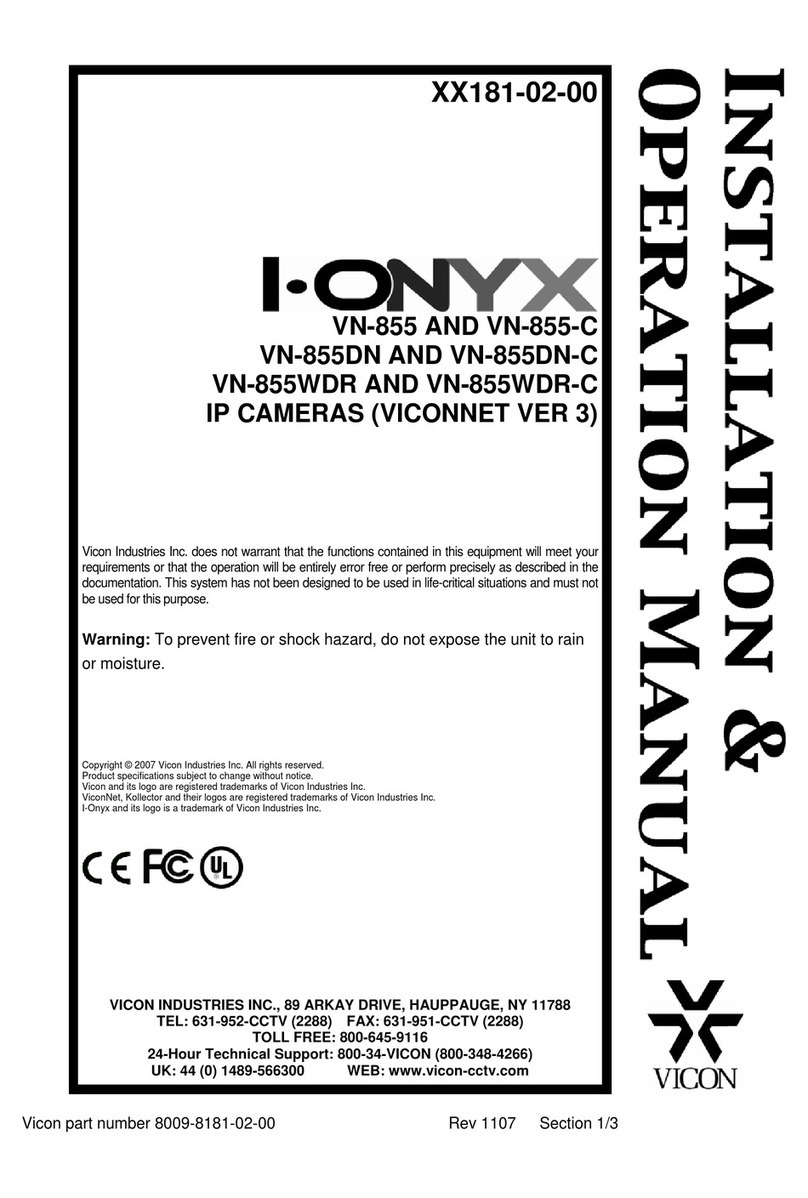 i-onyx VN-855 Installation & operation manual