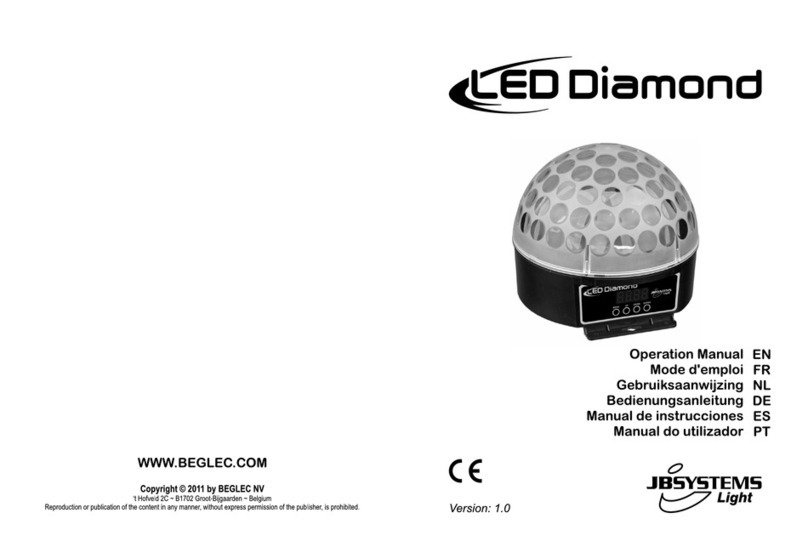 JB Systems LED Diamond Operation manual