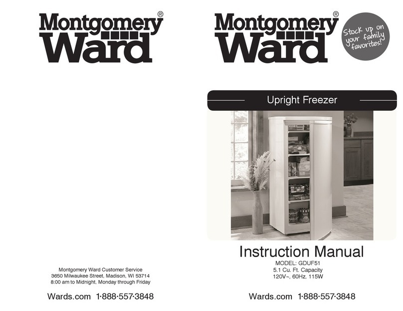 Montgomery Ward GDUF51 instruction manual Montgomery Ward GDUF51 instruction manual