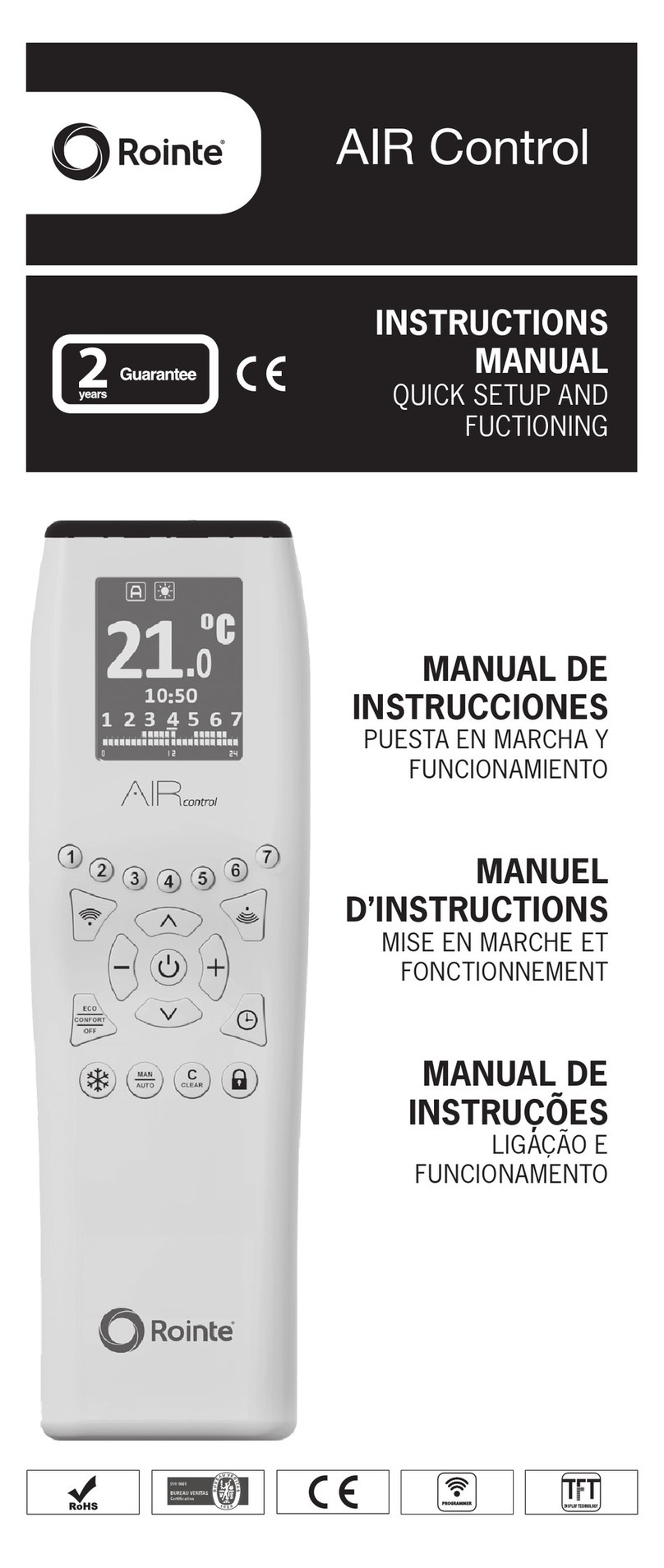 Rointe AIR Control User manual