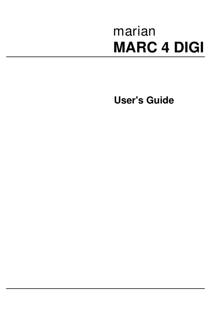 MARIAN MARC 4 DIGI User manual