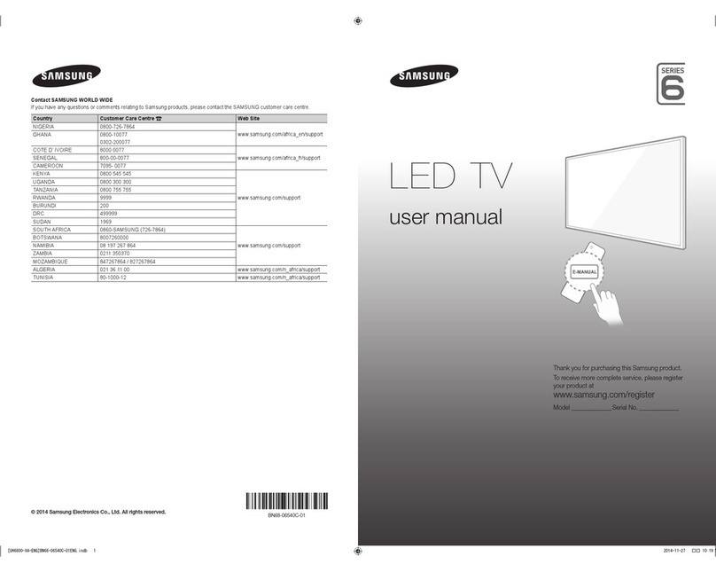Samsung 6 series user manual