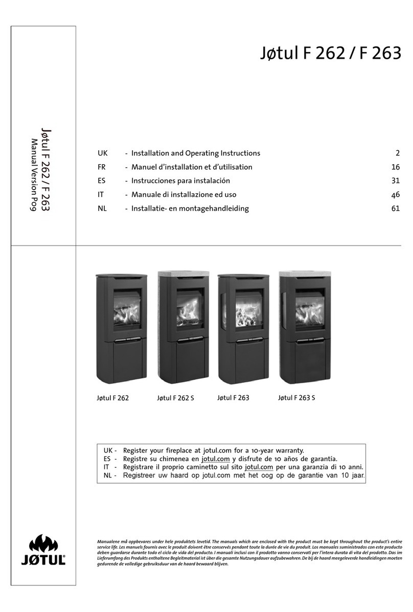 Jøtul F 262 User manual