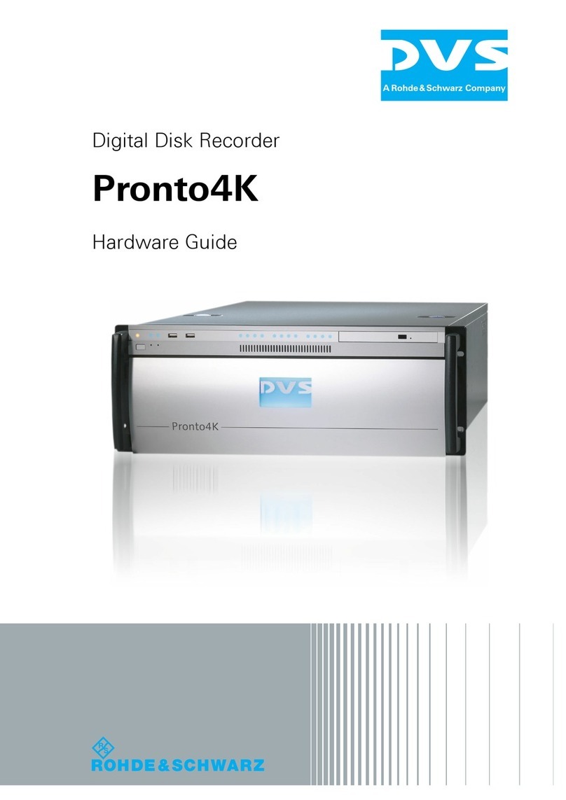 DVS Pronto4K Hardware guide