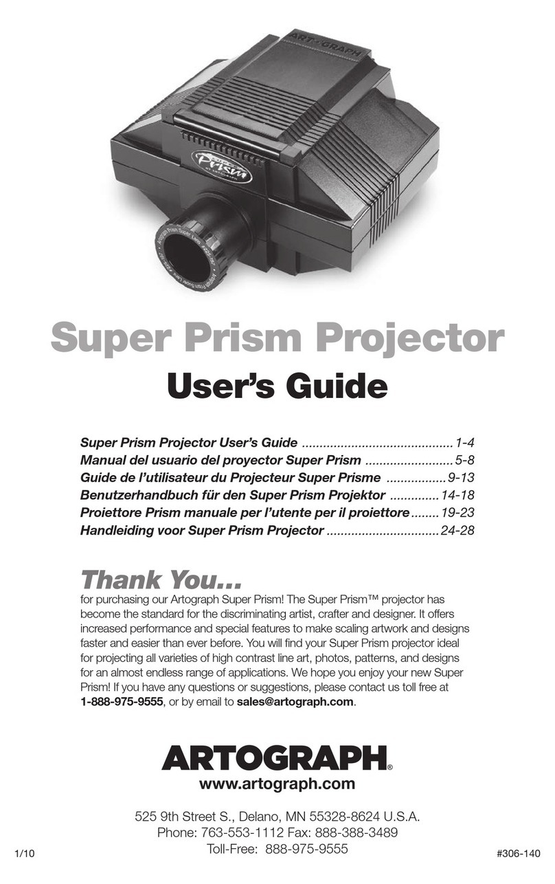 artograph Super Prism User manual