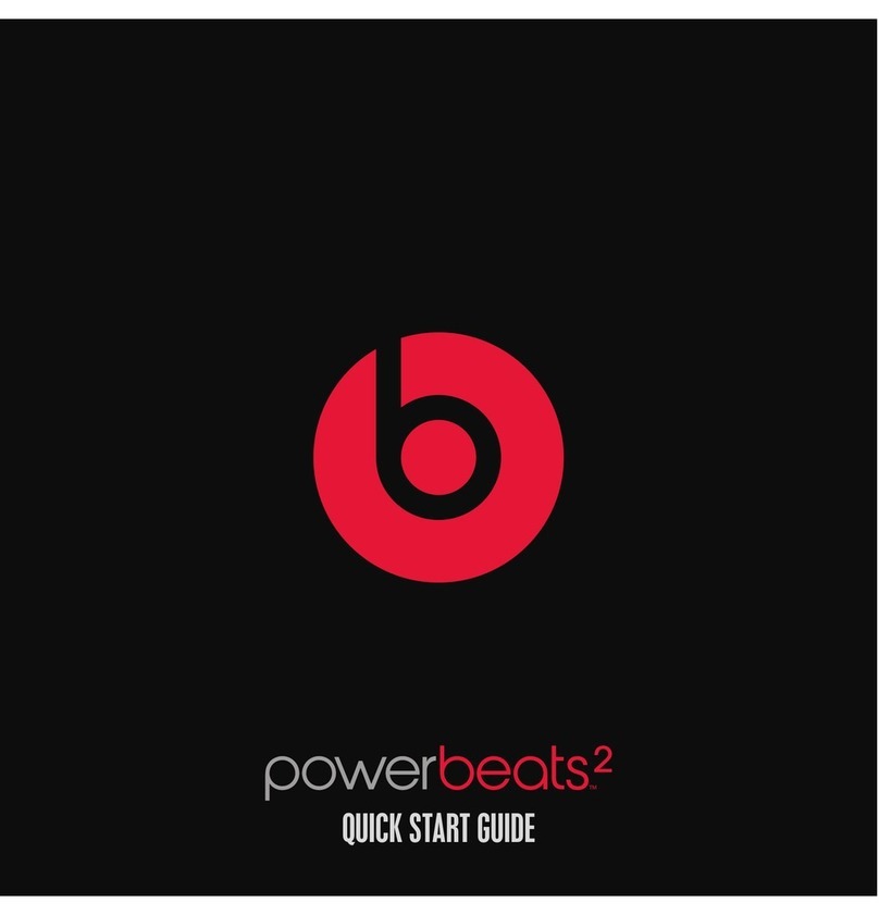 Beats PowerBeats 2 quick start guide