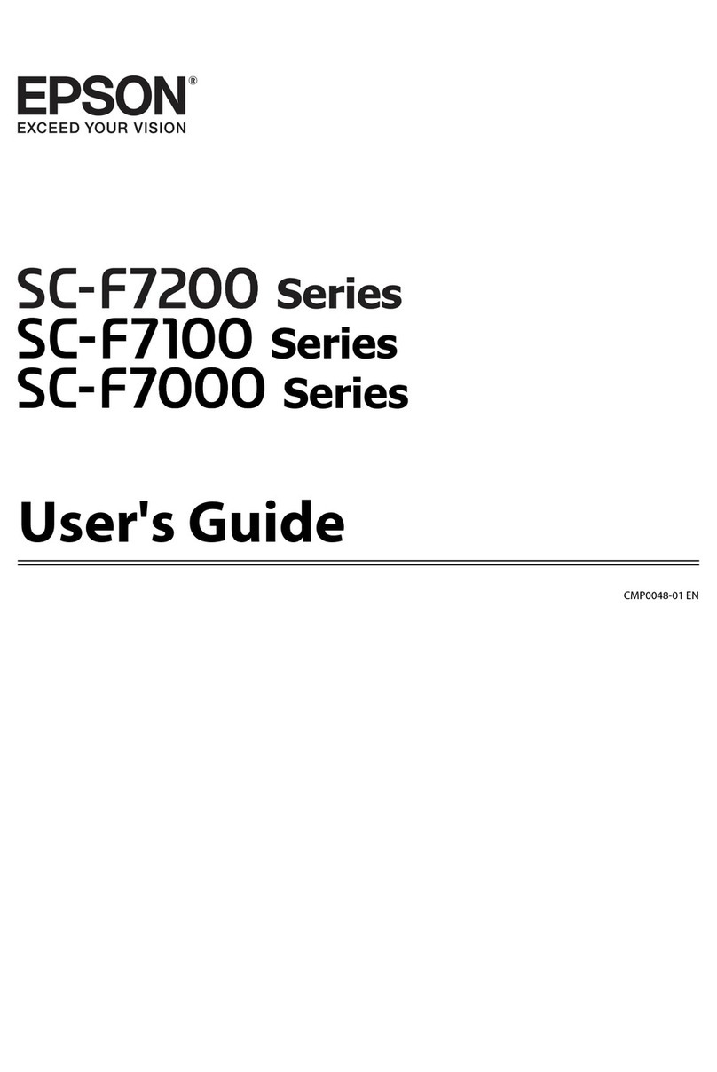 Epson SC-F7100 series User manual