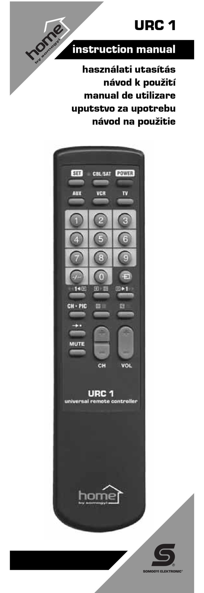 Home URC 1 instruction manual