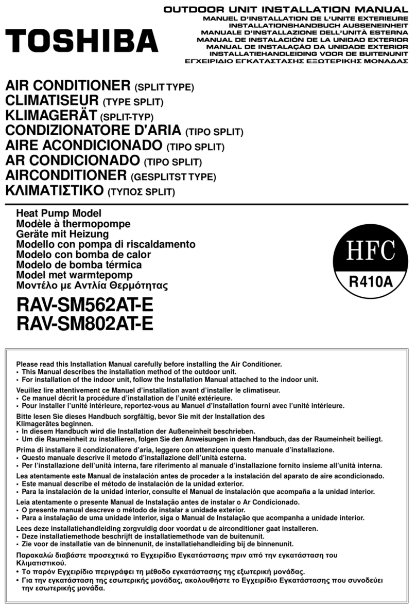 Toshiba RAV-SM562AT-E User manual