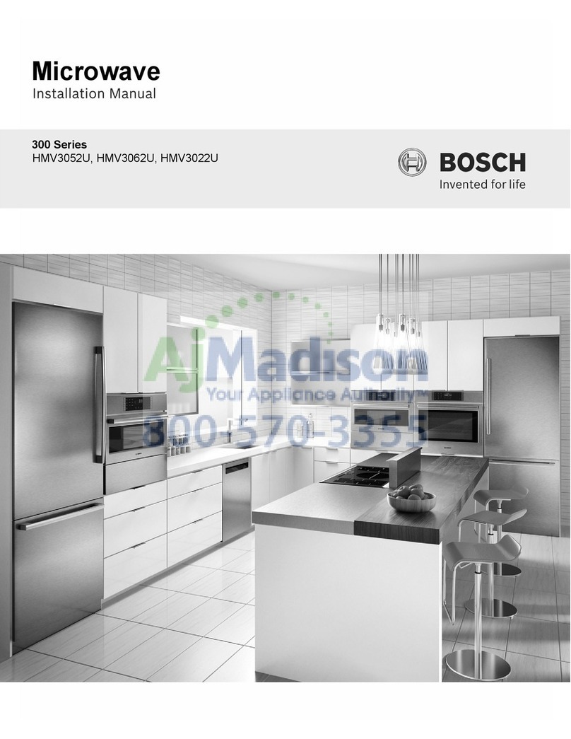 Bosch HMV3052U User manual