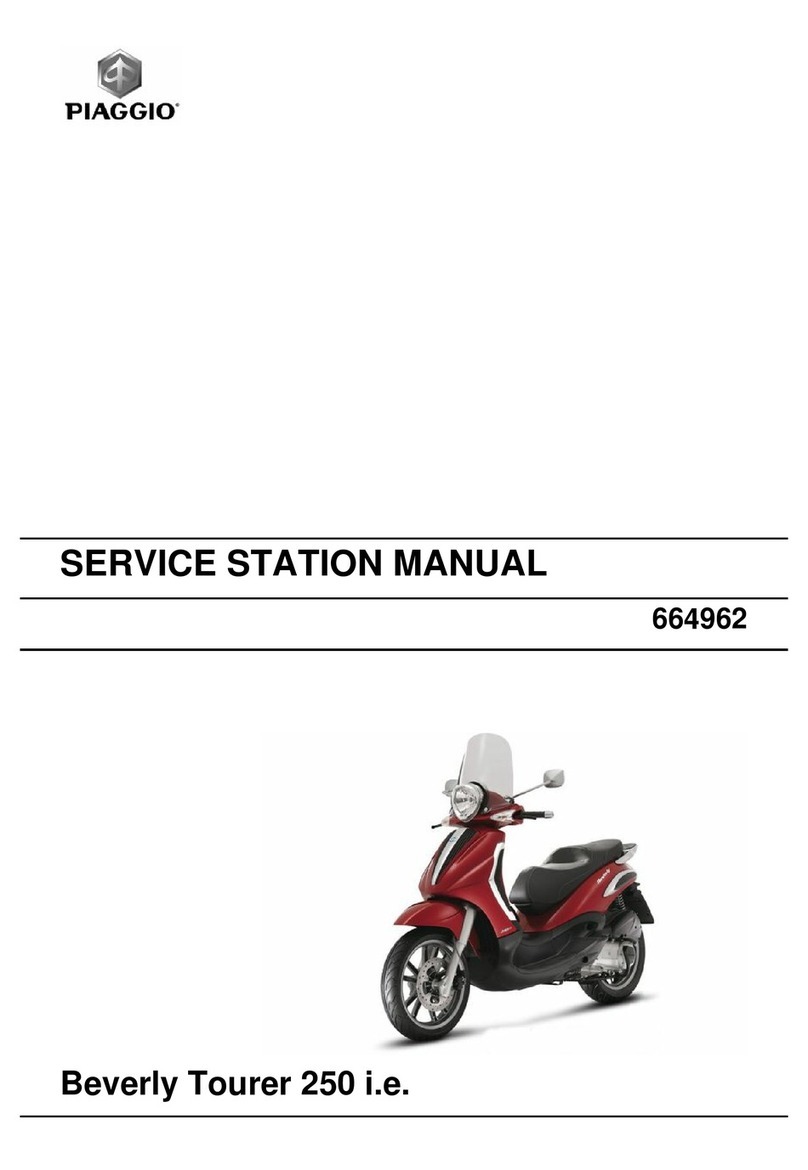 PIAGGIO Beverly Tourer 250 i.e. Service station manual