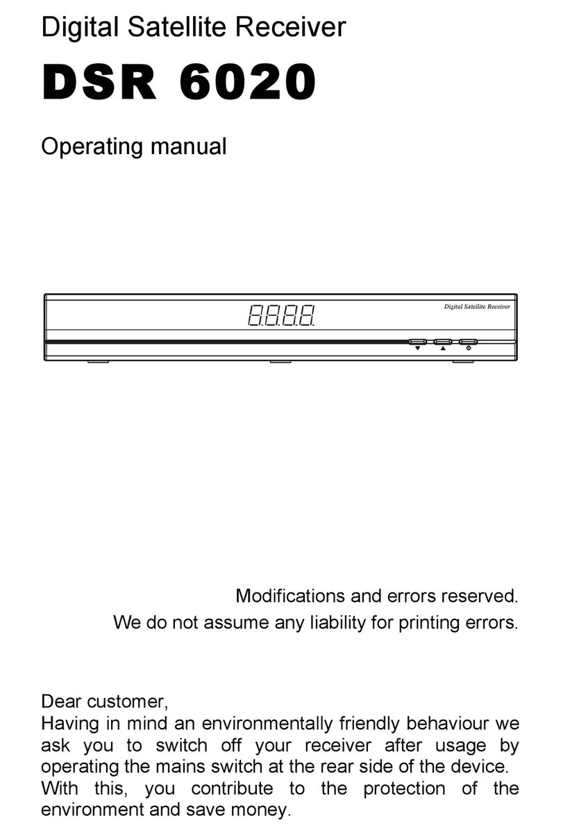Schwaiger DSR 6020 operating manual