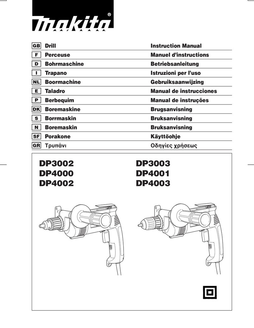 Makita DP3002 instruction manual