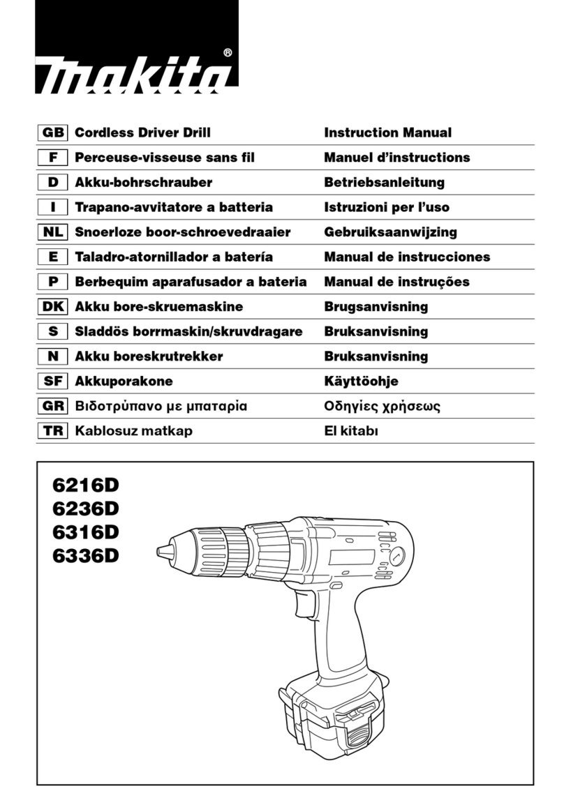 Makita 6216D instruction manual