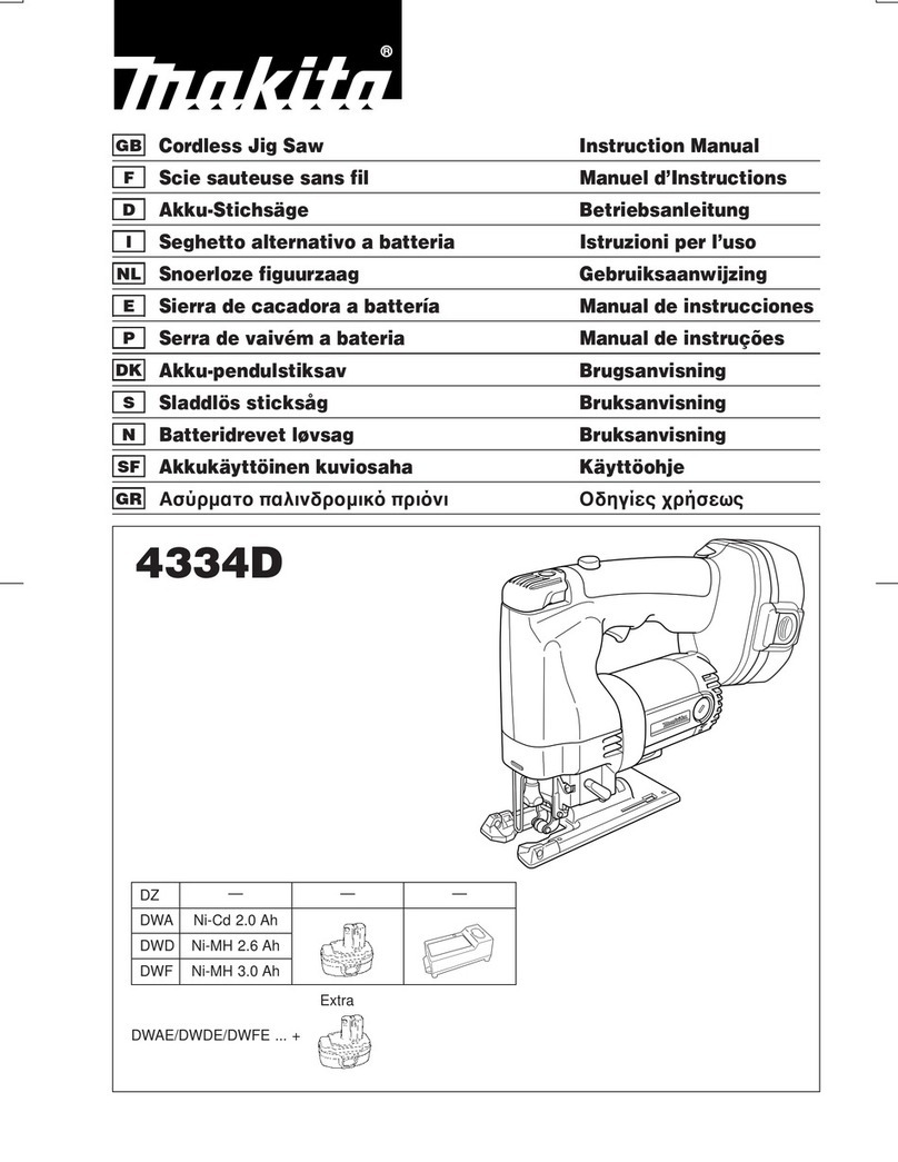 Makita 4334D instruction manual