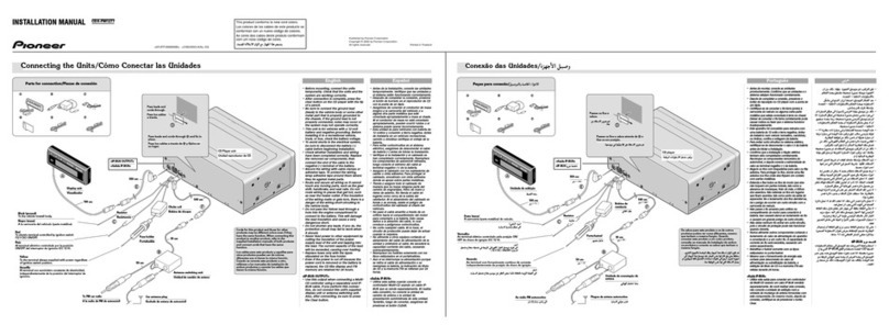 Pioneer CDX-FM1277 User manual Pioneer CDX-FM1277 User manual