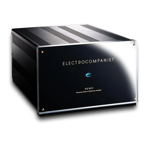 ELECTROCOMPANIET AW600 NEMO owner's manual