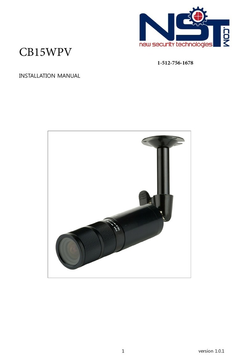 New Security Technologies CB15WPV installation manual
