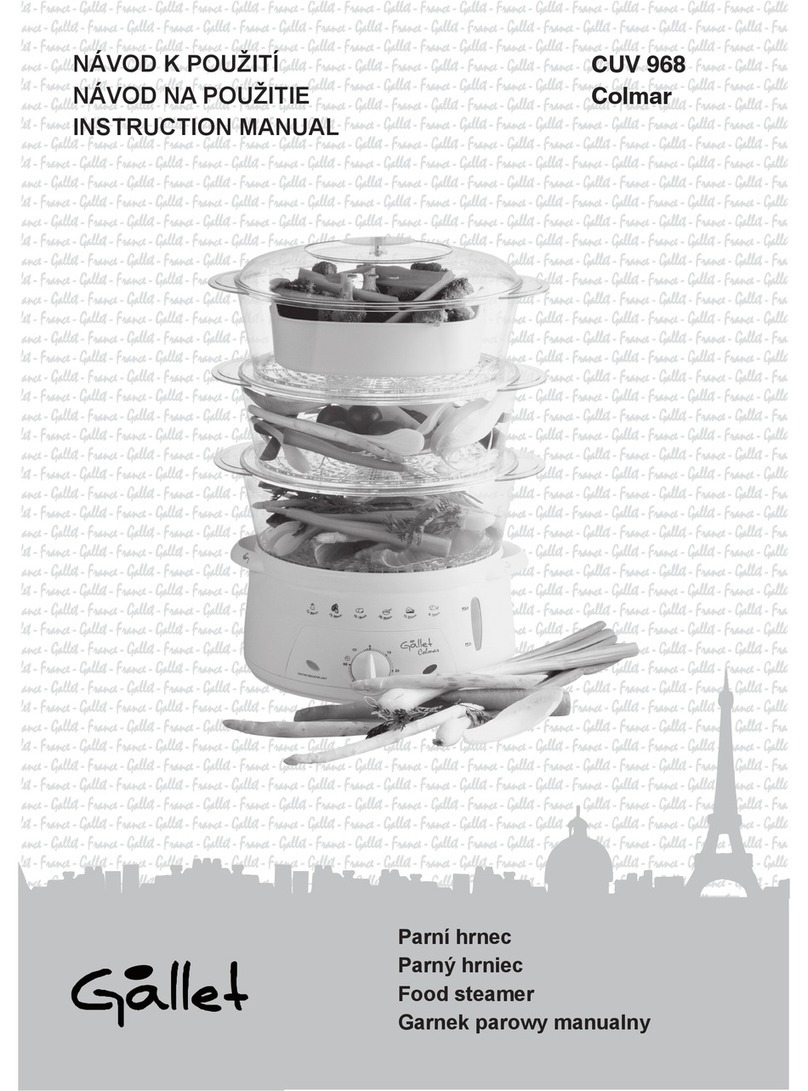 Gallet CUV 968 Colmar instruction manual