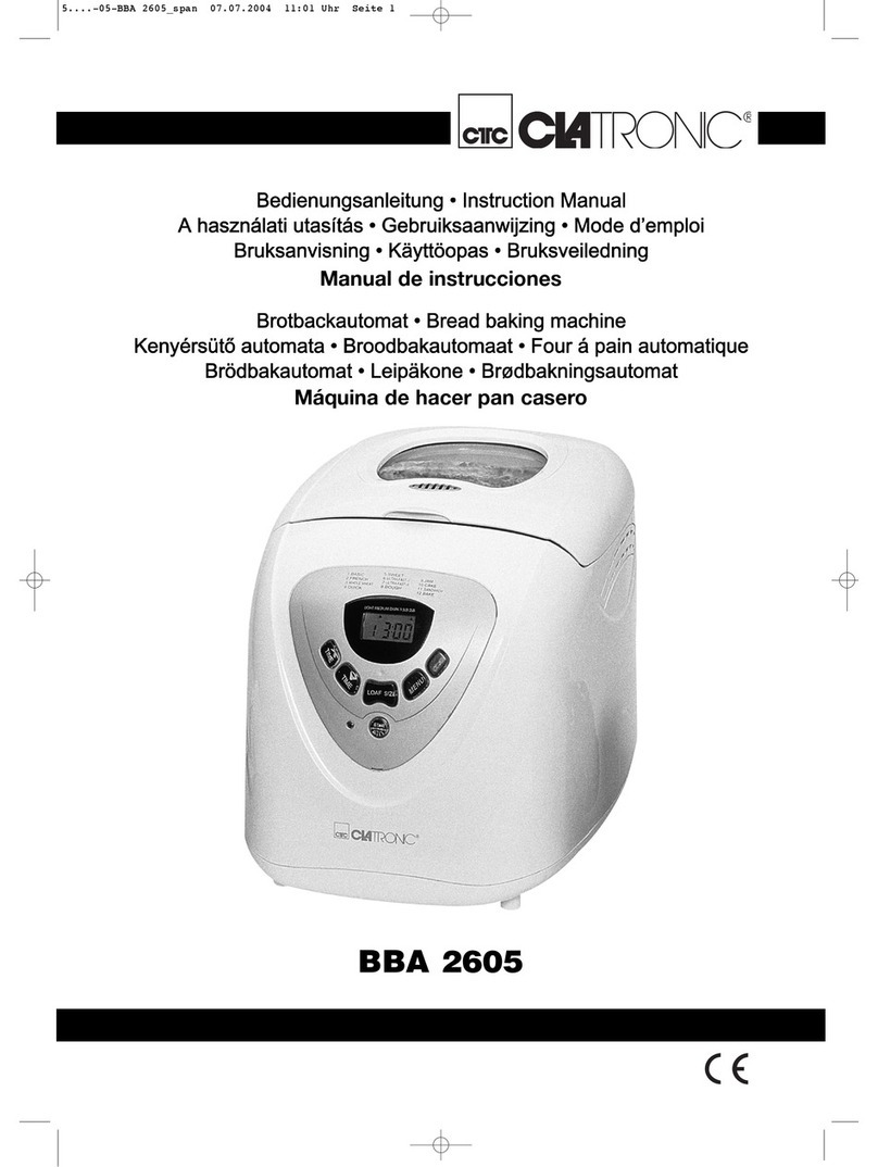 Clatronic BBA 2605 User manual