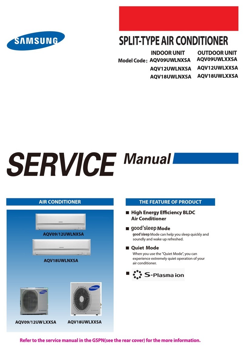 Samsung AQV09UWLNXSA User manual Samsung AQV09UWLNXSA User manual