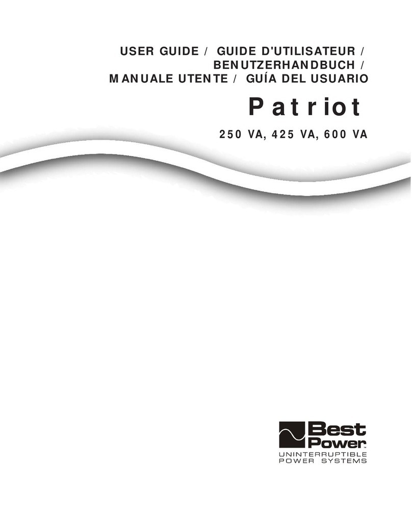 Best Power Patriot 250 VA user guide