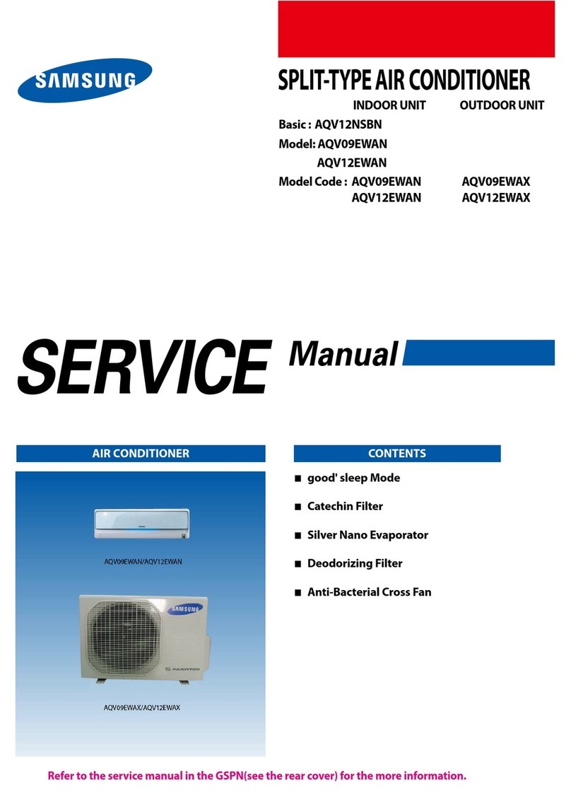 Samsung AQV09EWAN Service manual