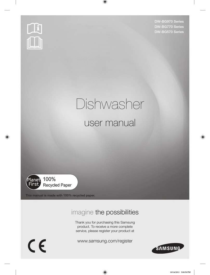 Samsung DW-BG970 Series User manual