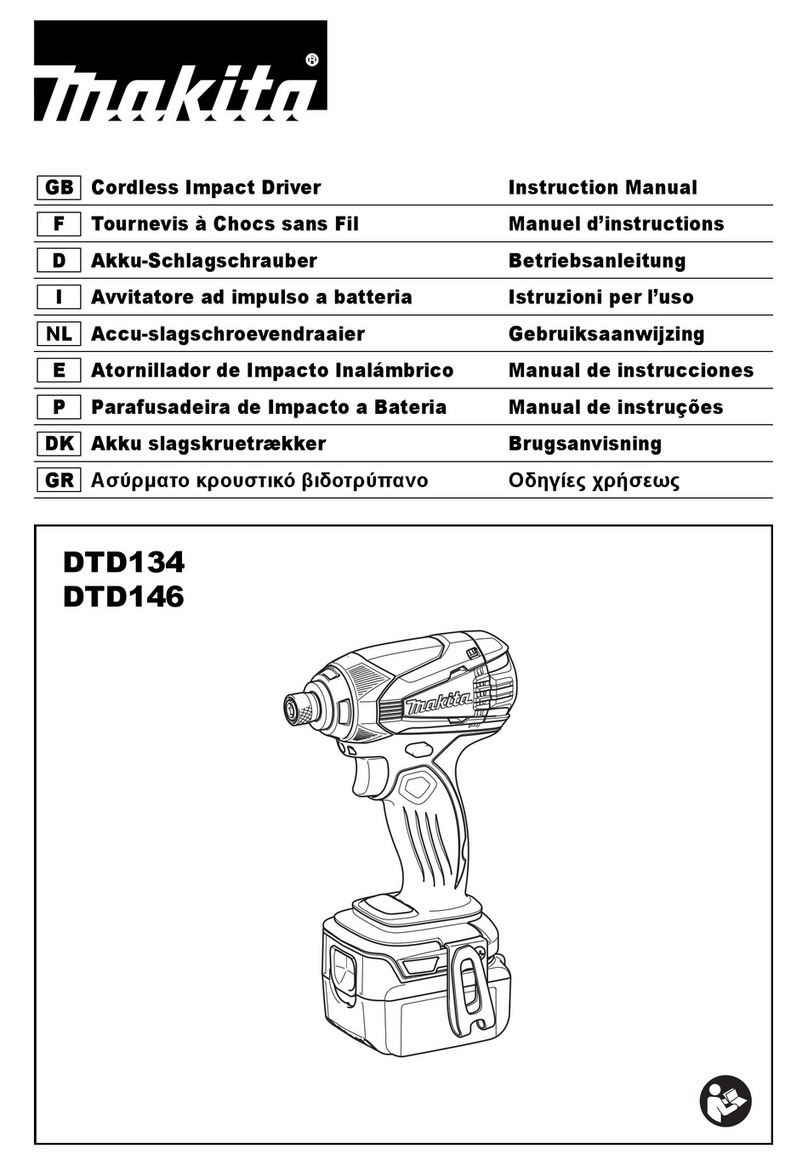 Makita DTD134 User manual