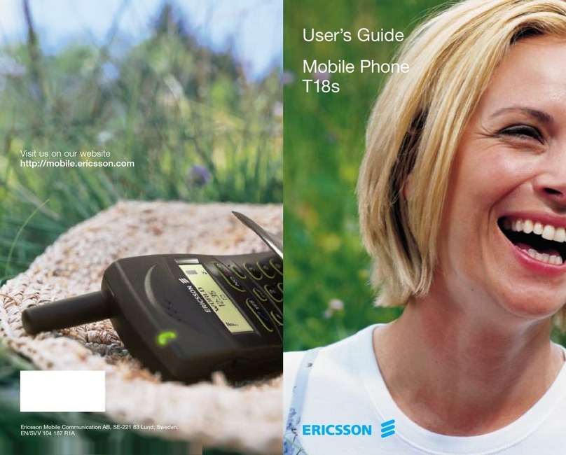 Ericsson T18s user guide