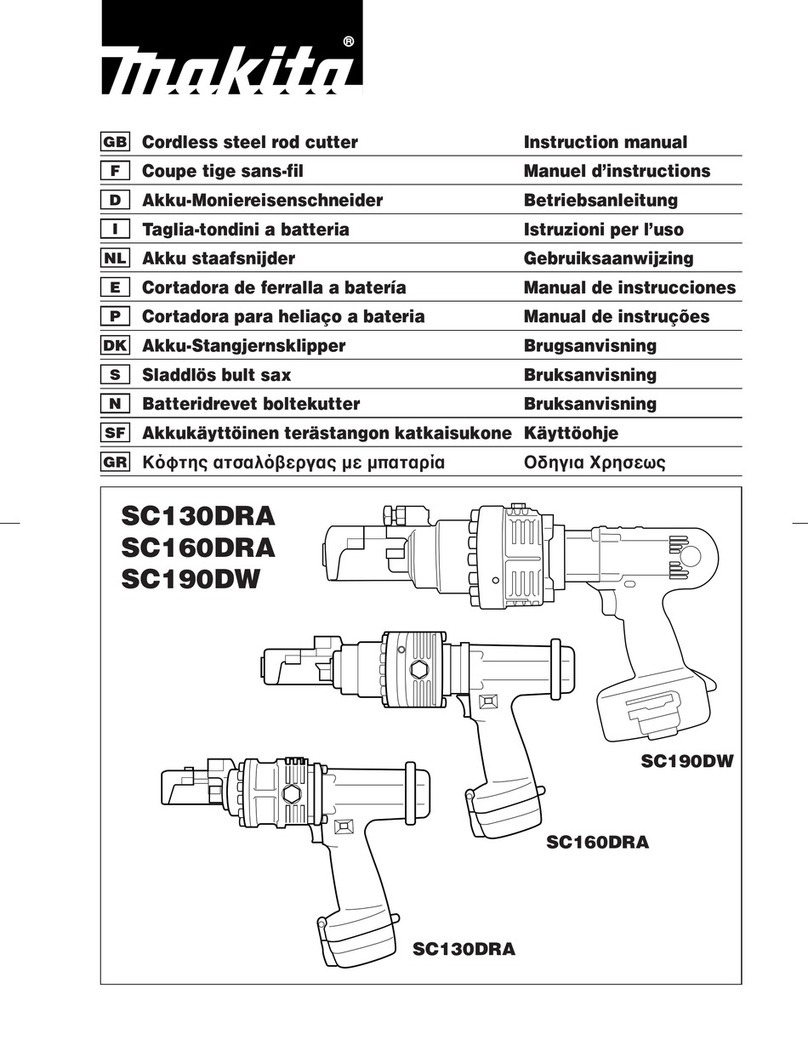 Makita SC130DRA instruction manual
