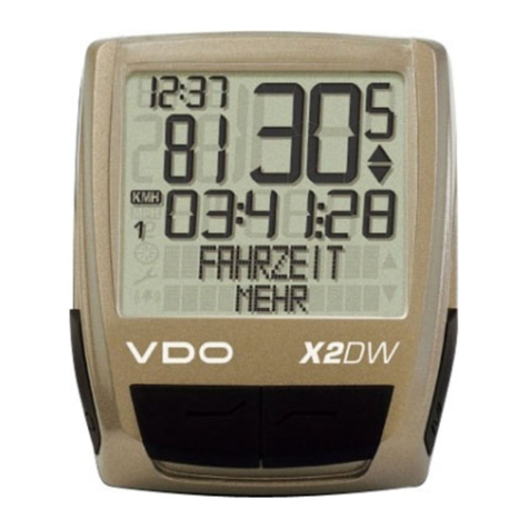 VDO X2DW User manual