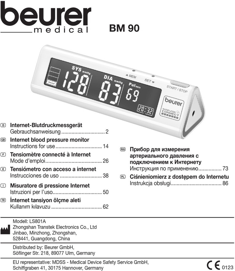 Beurer BM 90 User manual
