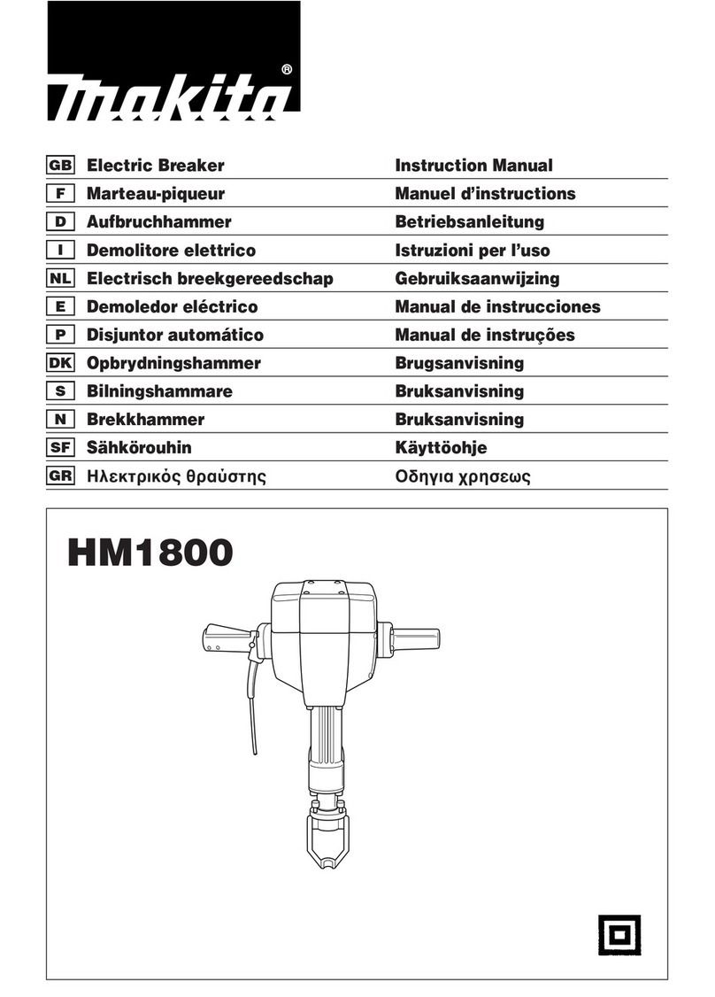 Makita HM1800 instruction manual