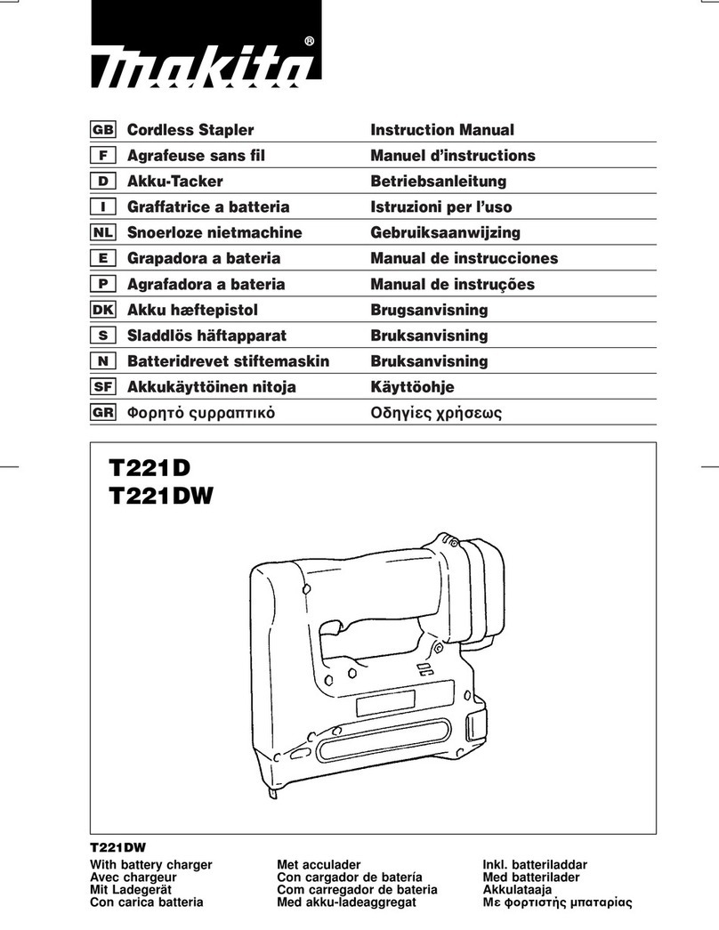 Makita T221D User manual
