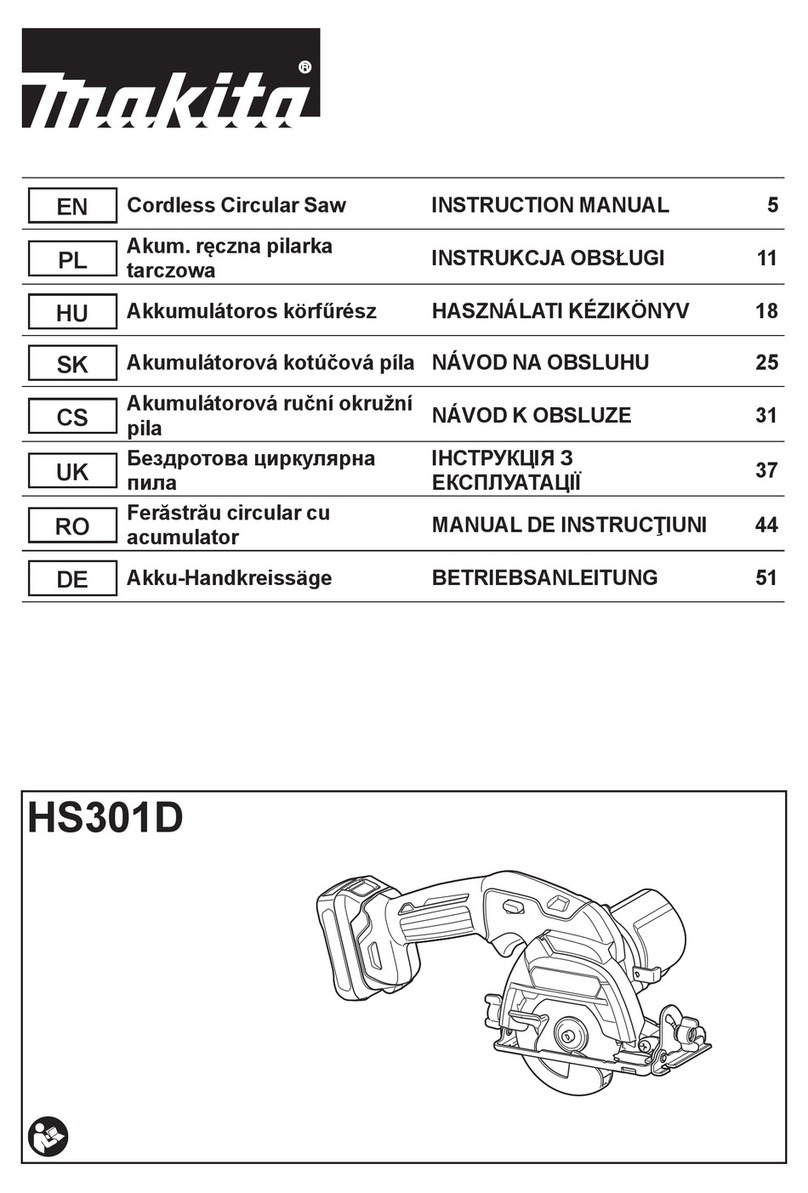 Makita HS301D User manual