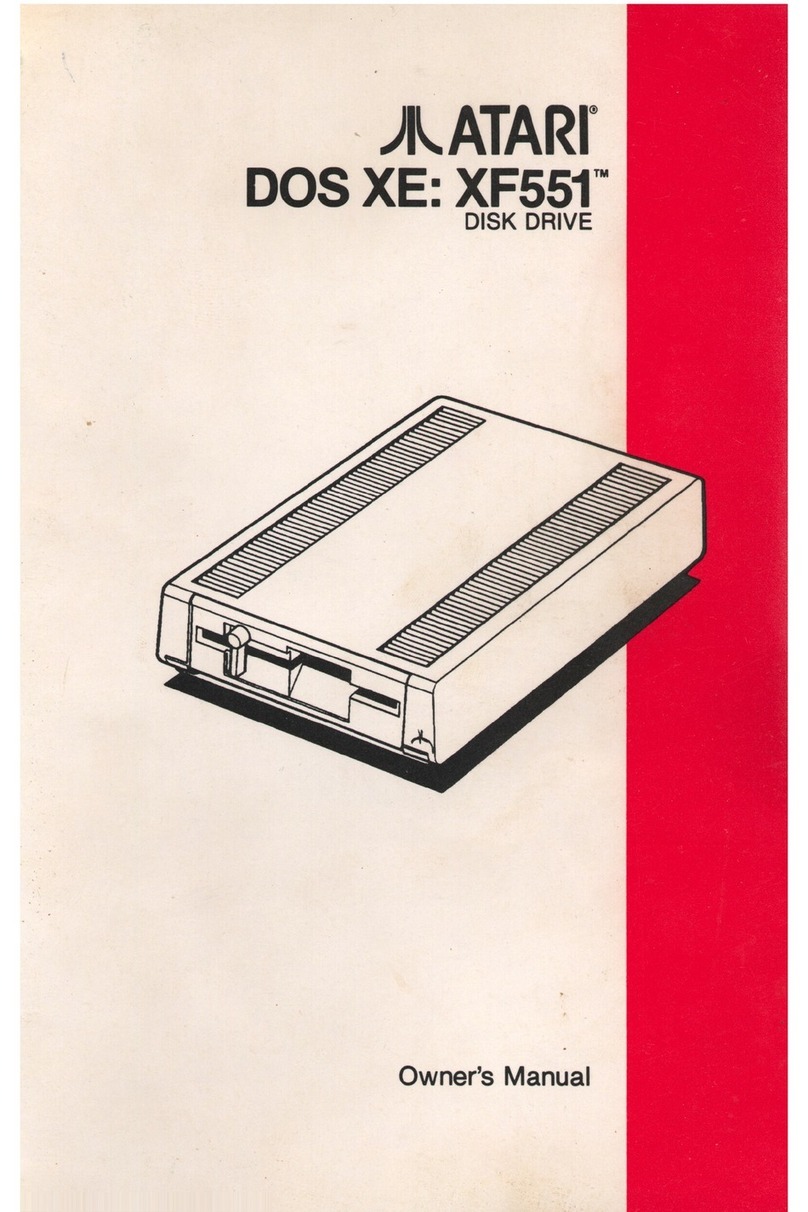 Atari XF551 owner's manual
