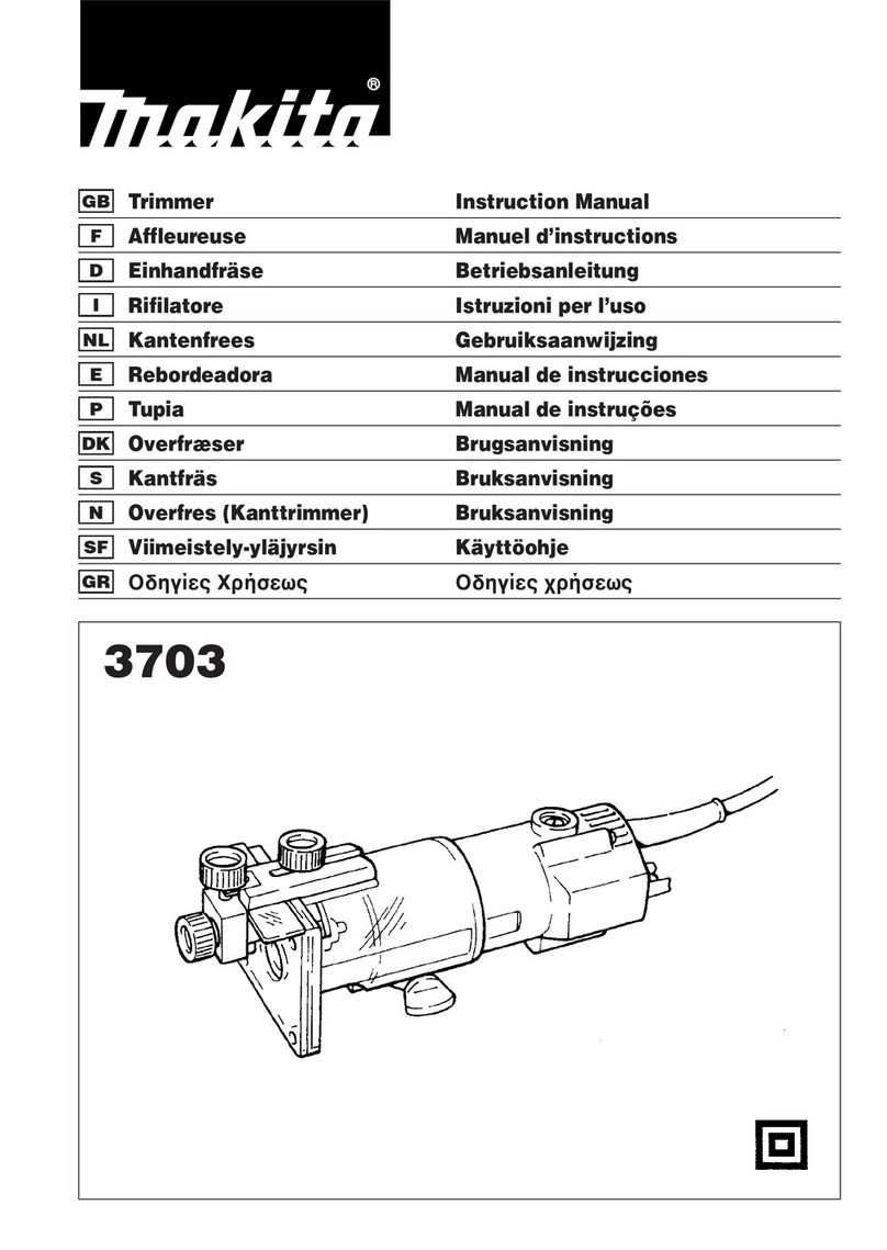 Makita 3703 instruction manual