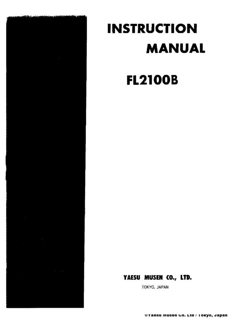 Yaesu FL2100B User manual